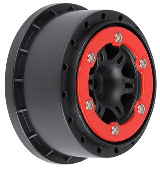 Split Six Red/Blk Bd-Loc Whls (2) Slash 2wd Rr/4x4 F/R