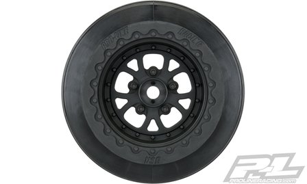 Pomona Drag Spec 2.2&quot;/3.0&quot; Blk Slash 2wd Rr/4x4 F/R