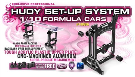 Universal Exclusive Set-Up System For 1:10 Formula cars, H109306