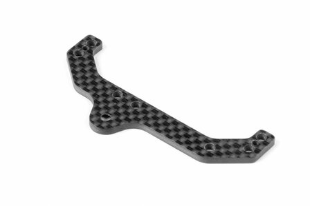 Xray X1&#039;21 Rear Pod Upper Plate - Graphite 2.5mm - 373554