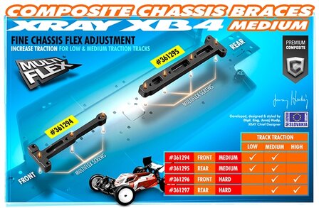 COMPOSITE CHASSIS BRACE FRONT - MEDIUM, X361294