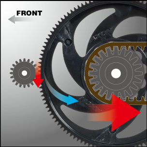 AXON Spur Gear TCS 64P 107T