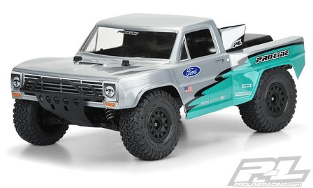 Proline Pre-Cut 1967 Ford F-100 Race Truck Clear Body for Slash 2wd, Slash 4x4 &amp; PRO-Fusion SC 4x4 (with extended body mounts) - 3551-17