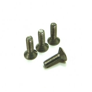 HIRO SEIKO Titanium Hex Socket Flat Head Screw (M2.6)X6