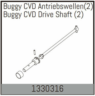 ABSIMA Buggy CVD Drive Shaft (2)1:8