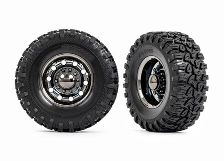 Traxxas Tires And Wheels, Assembled, Glued (trx-6 2.2&#039; Wheels, Canyon Rt 4.6x2.2&#039; Tires) (rear) (2) - 8854X