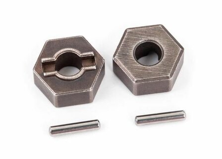 Traxxas Wheel Hubs, Hex (steel) (4)/ Axle Pins (4) - 1654R