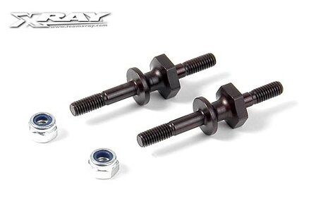 STEEL SCREW SHOCK PIVOT BALL WITH HEX (2), X358047