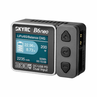 SkyRC B6neo Smart Charger grijs LiPo 1-6s 10A 200W