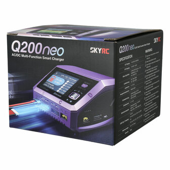 SkyRC Q200 Neo LiPo 1-6s 10A 200W AC Charger