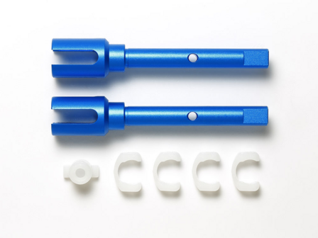 Tamiya TT-02 type-SRX aluminium propeller joint (&amp; swing shaft caps)