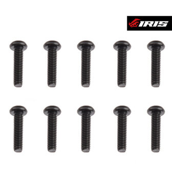 Iris M2.5x10mm Button Head Screws (10pcs)