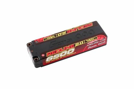 GensAce Redline 2.0 2S HV 7.6V-140C-6500 139x47x22.5mm 265g