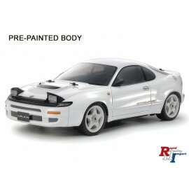 Tamiya Toyota Celica GT-FOUR RC (ST185) (White Painted Body) (TT-02)