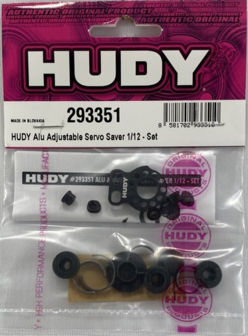 HUDY ALU ADJUSTABLE SERVO SAVER 1/12 - SET