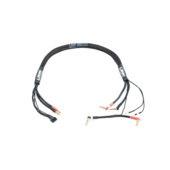 LRP 2x 2s-charging Wire - 60cm - 4mm &amp; Xh | 4/5mm &amp; 2mm - 499100