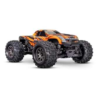 Traxxas Mini Maxx Bl-2s Orange Incl Battery &amp; Usb Charger - 107154-1-ORNG