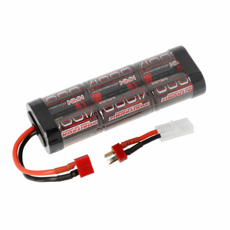 NiMH Battery 4000mAh 7,2V Stick Pack T-Plug & Tamiya ROBITRONIC