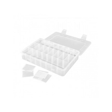 Robitronic Assortment Case 24 compartments variabel 202x137x40mm