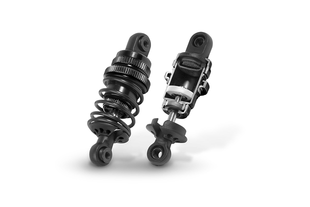 XRAY T4 ALU SHOCK ABSORBER-SET - BLACK (2) - 308307-K