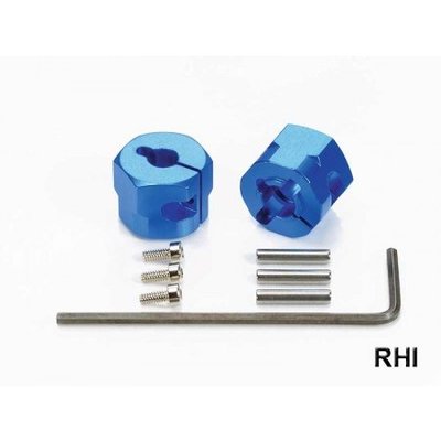 TAMIYA Clamp Type Alu Wheem Hub (9mm Thick/2Pcs) - 54610