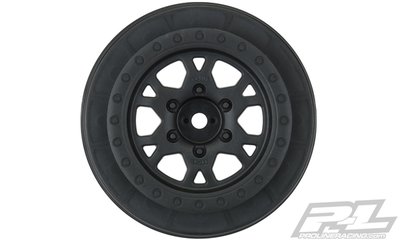 Proline Impulse Black Front Wheels for Slash 2wd - 2771-03