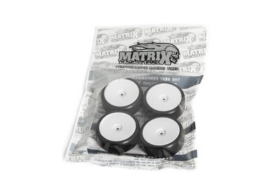 Matrix 1/10 EP 36R Rubber Tire Pre-glued 4pcs Asphalt - EPA036