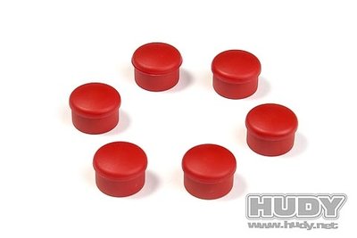 Hudy Cap For 22mm Handle - Red (6), H195062-r - 195062-R