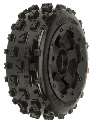 Proline Bow-tie Off-road Tires Mounted On Black Desperado Front Whee, Pr1150-13 - 1150-13