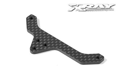 Xray X12 Rear Pod Upper Plate - Graphite 2.5mm, X373542 - 373542