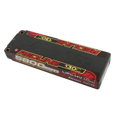 Gens ace Redline V2 Series 5800mAh 7.6V 2S 130C HV LiPo (5mm, 222g)