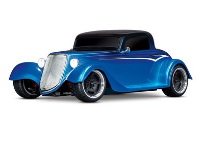 Traxxas Hot Rod Coupe 1/10 Scale Awd 4-tec 3.0, Blue - 93044-4BLUE