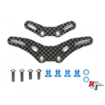 54909 M08C TRF Rc Carbon Damper Stay Set (1+1)