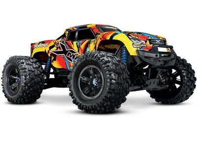 Traxxas X-maxx 4wd Vxl-8s Monstertruck Tqi Tsm (no Battery/charger), Solar Flare - 77086-4SLRF