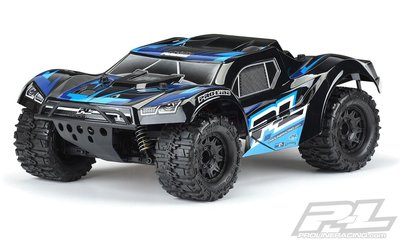 Proline Pre-Cut Monster Fusion Tough-Color (Black) Body for PRO-Fusion SC 4x4, Slash 2wd & Slash 4x4 with 2.8