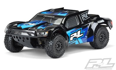 Proline Pre-Cut Flo-Tek Fusion Tough-Color (Black) Body for PRO-Fusion SC 4x4, Slash 2wd, Slash 4x4, SC6.1, 22SCT™ & SCTE™ - 3458-18