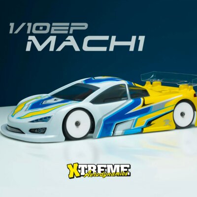 Xtreme MACH1 1:10 Touring Car Clear Body - 0.5mm