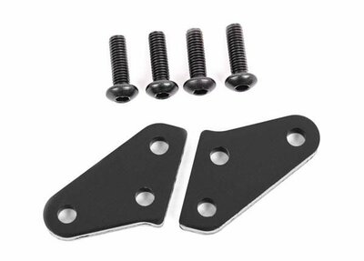 Traxxas Steering Block Arms (aluminum, Dark Titanium-anodized) (2) (fits #9537 And 9637 Steering Blocks) - 9636A