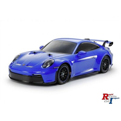 RC Porsche 911 GT3 (992) Blauw TT-02 BLUE PAINTED BODY