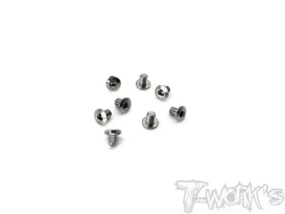 T-Work´s M3 x 4mm Hex Socket Head Low Profile Half Thread Screws(8)