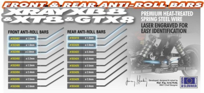 REAR ANTI-ROLL BAR 2.2MM, X353422