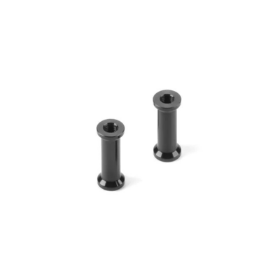 Xray Alu Rear Brace Mount 15.5mm - Black (2) - 373078