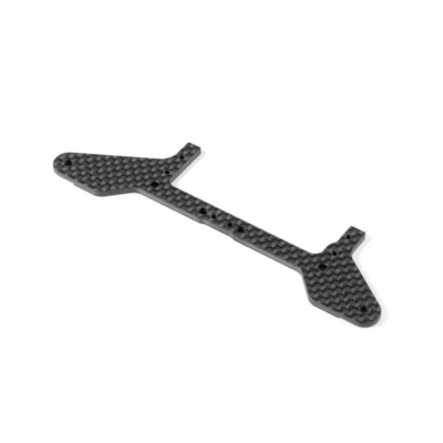 Xray X12 Carbon Rear Pod Lower Plate For 1-piece Chassis - Front - 371166