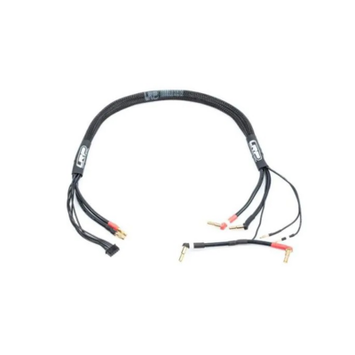 LRP 2x 2s-charging Wire - 60cm - 4mm & Xh | 4/5mm & 2mm - 499100