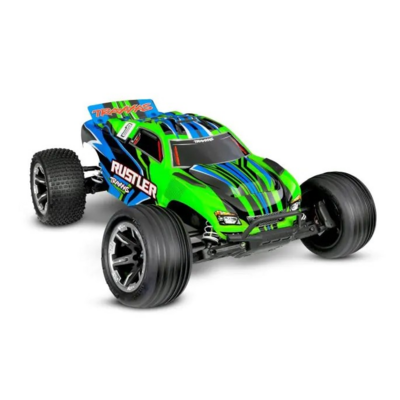 Traxxas Rustler 2wd Brushed Hd Incl Battery & Usb-c Charger Green - 37254-8GRN