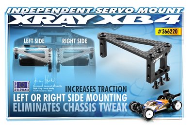 XRAY INDEPENDENT SERVO MOUNT - SET - 366220