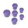 Hudy Plastic Cap For Handle ( Set 3+2+1) Violet - 195010