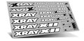 Xray X12 Sticker For Body - White, X397370 - 397370