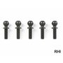 TAMIYA-53969 5x8mm Ball Head Conector (5) Flourine coat