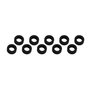 Ultimate Racing Aluminum Shim 3x6x2mm (10pcs·BLACK)